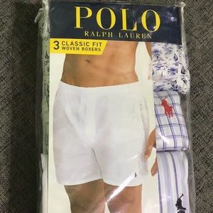 Polo by Ralph Lauren woven boxers L